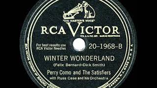 1946 HITS ARCHIVE: Winter Wonderland - Perry Como