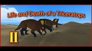 Roblox|Era of Terror| Life and Death of a Triceratops II|