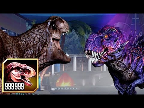 LEVEL 999999 TREX GEN 2 vs OMEGA 09 BOSS (JURASSIC WORLD)