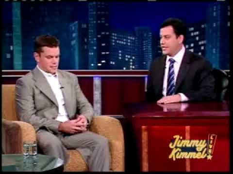 Jimmy Kimmel ran out of time for Matt Damon (2006)