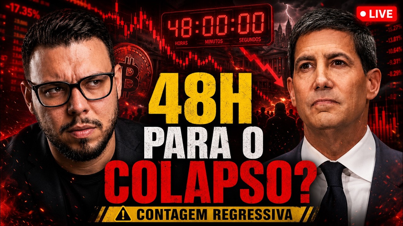URGENTE! FALTAM 48H PARA O COLAPSO! ISSO PODE DERRUBAR O BITCOIN?