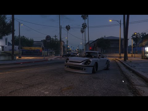 Drifting Cop On Slick Mines GTA5