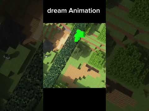Dream Minecraft VS Dream Animation #minecraft #dream