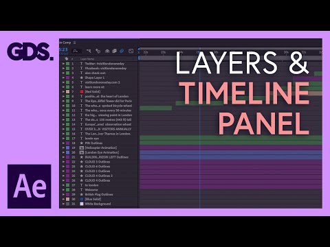 Layers & The Timeline Panel In Adobe After Effects Ep3/48 [Adobe After Effects for Beginners]