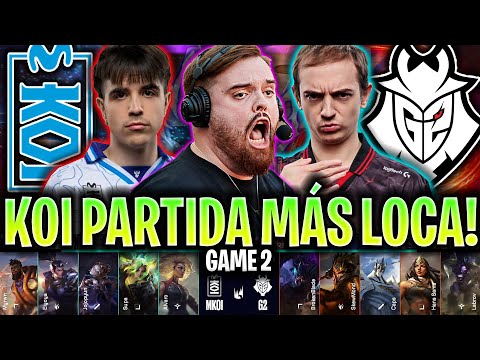 IBAI CASTEA LA PARTIDA MÁS LOCA DE LA FINAL?😱 | KOI vs G2 Game 2 Resumen LEC 2025 KNEKRO