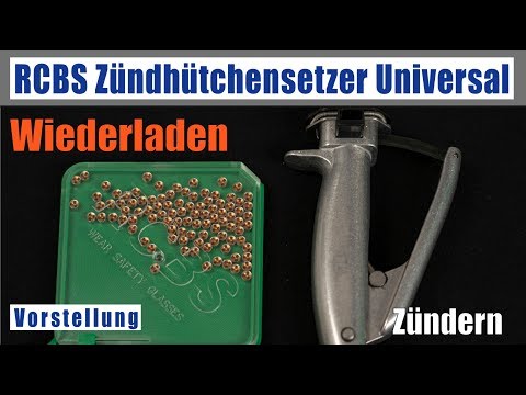 RCBS Hand-held Primer Setting Tool Universal Disassembly Assembly Operation German Reloading