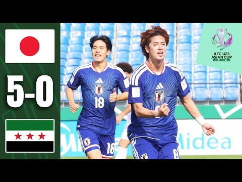 Samurai Blue flex their muscles late in the game! | Japan - Syria | Highlights | AFC U23 Asian Cup™