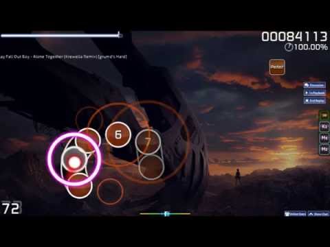Osu!-Fall Out Boy - Alone Together (Krewella Remix)(Hard)-SS Rank