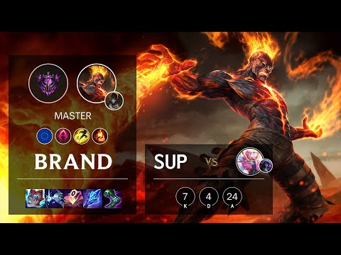 Brand Support vs Seraphine - EUW Master Patch 10.25b