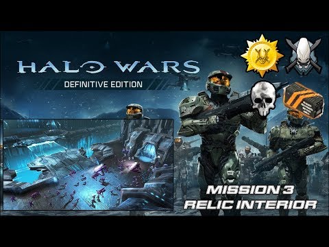 Halo Wars Legendary Gold Campaign - Mission 3 Relic Interior