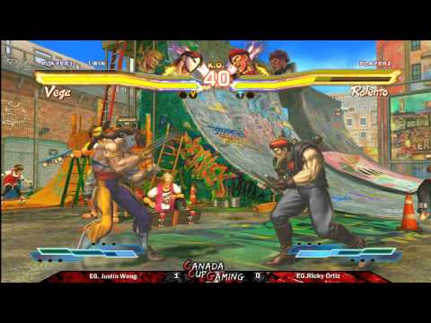 Justin Wong vs Ricky Ortiz - Canada Cup Gaming 2012 SFXT