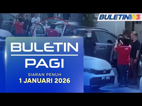 Wanita Bertindak Agresif, Tunjuk Isyarat Lucah Terhadap Anggota Polis | Buletin Pagi, 1 Januari 2026