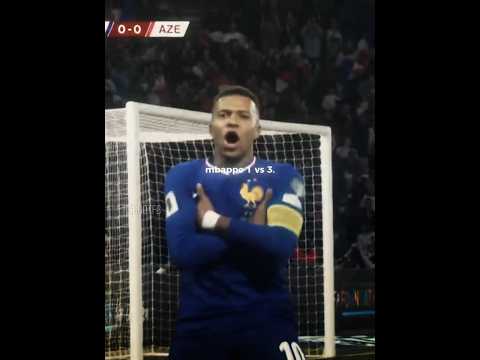 Kylian Mbappé unstoppable 🔥 | France vs Azerbaijan 3-0 #futbol #football #soccer #footballshorts