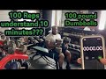 100 REPS IN 10 MINS!?