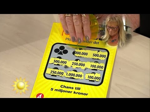 Trissvinnaren: "YES! Jätteglad är jag!" - Nyhetsmorgon (TV4)