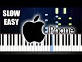 iPhone Ringtone - Marimba - SLOW EASY Piano Tutorial