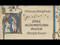Alma Redemptoris Mater - Advent/Christmas Antiphon - Latin Gregorian Chant (Harmonized Acapella)