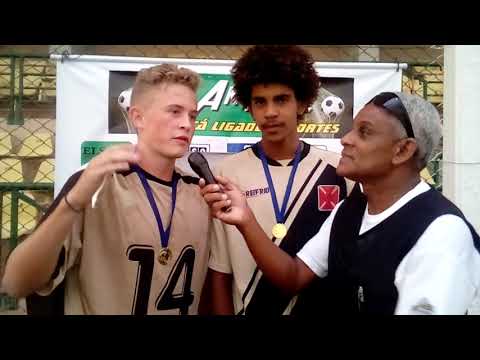 Fernandinho e alemão gols do tiutulo sub 17 copa metrópole ser vasquinho