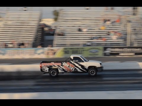 Underground Diesel Duramax runs 10 Second 1/4 Mile Pass