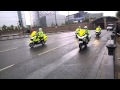 gendarme and london metropolitan police fly past ...
