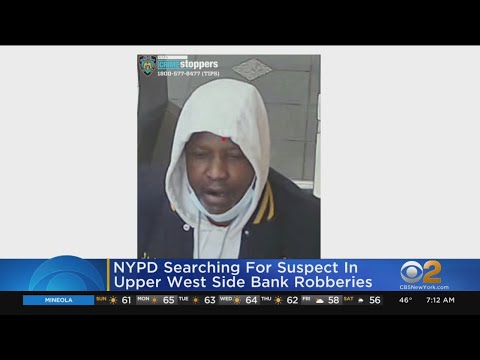 Manhattan Bank Robbery Suspect Caught On Video