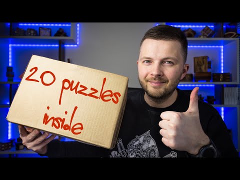 What's inside the box full of puzzles?