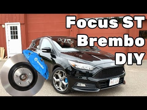 Brembo RS Brakes Install on Ford Focus ST