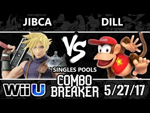 Combo Breaker 2017 Smash 4 - Jibca (Cloud) vs HO3K | Dill (Diddy Kong) - WiiU Tournament