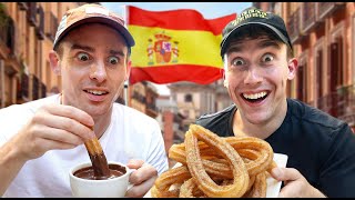 Two Brits try Spanish Churros!