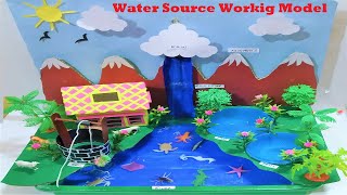 water sources working model for science exhibition projects | DIY at home | howtofunda