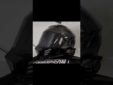 SIMPSON Mod Bandit Carbon #motorcycle #modular #helmet #harleydavidson