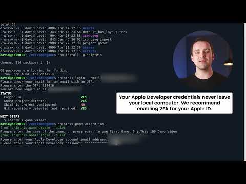 Watch the iOS setup video