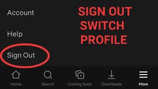 How to Sign Out, Logout Netflix Account || How to Switch Netflix Profile 2024