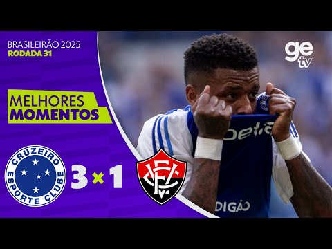 Gols e lances de Cruzeiro x Vitória