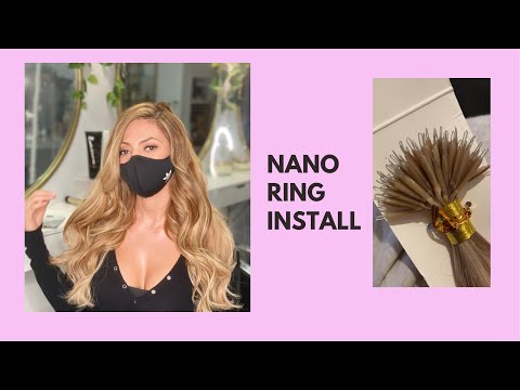 Installing Nano Ring/Nano Link Hair extensions