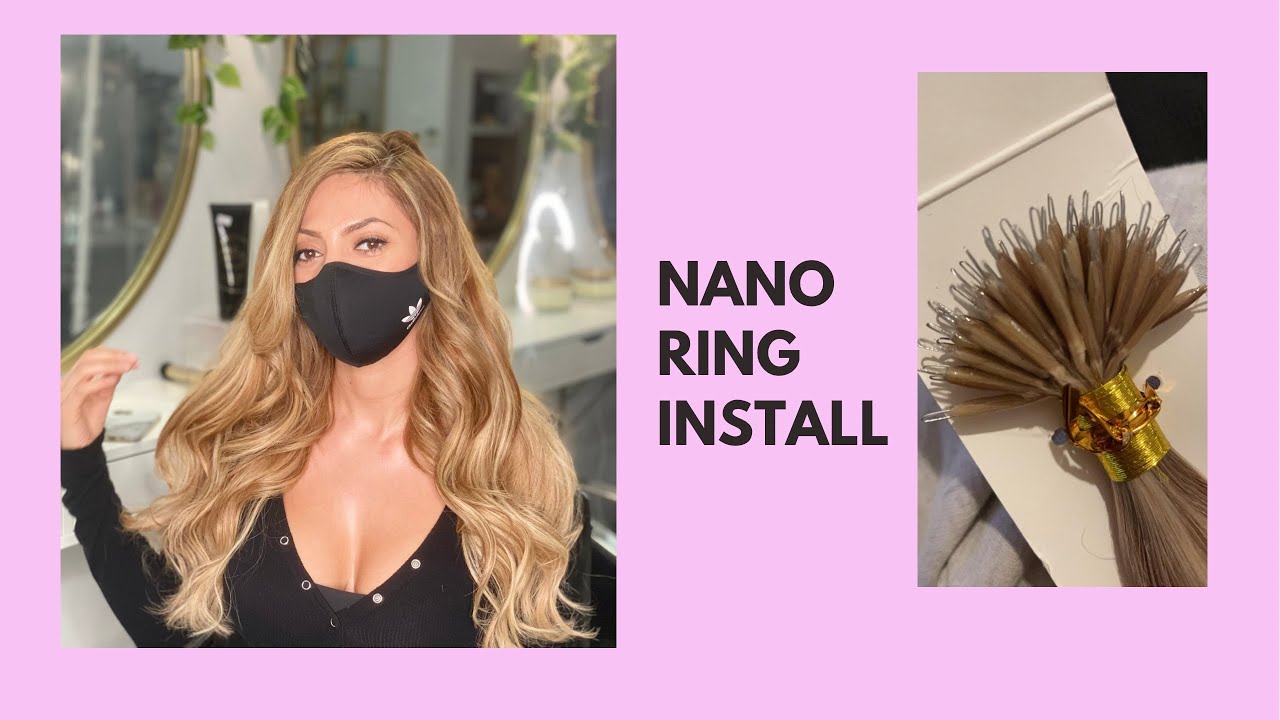 Watch video Installing Nano Ring/Nano Link Hair extensions Now Installing Nano Ring/Nano Link Hair extensions
