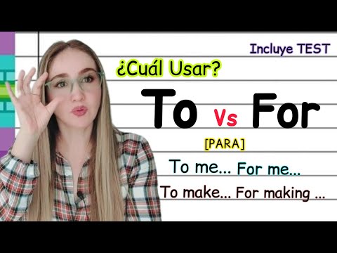 Difference between TO and FOR in English. Easy, practical, and efficient | To vs For in English