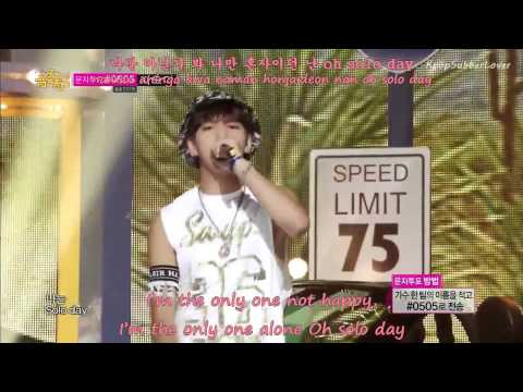 B1A4 - Solo Day LIVE [Eng Sub+Romanization+Hangul] HD