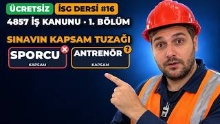 İSG 4857 İş Kanunu 1. Bölüm: Alt İşveren, Muvazaa, Geçici İş | İSG Ders Videolar