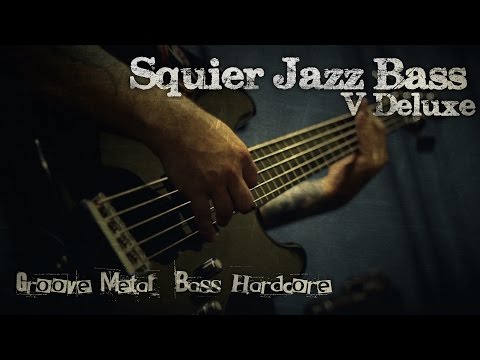 Squier Jazz Bass V Deluxe - Groove Metal//Bass Hardcore