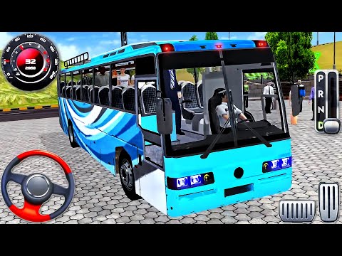 Coach Bus Offroad Driving Simulator 3D - Real Uphill Bus Drive 2025 - Android GamePlay