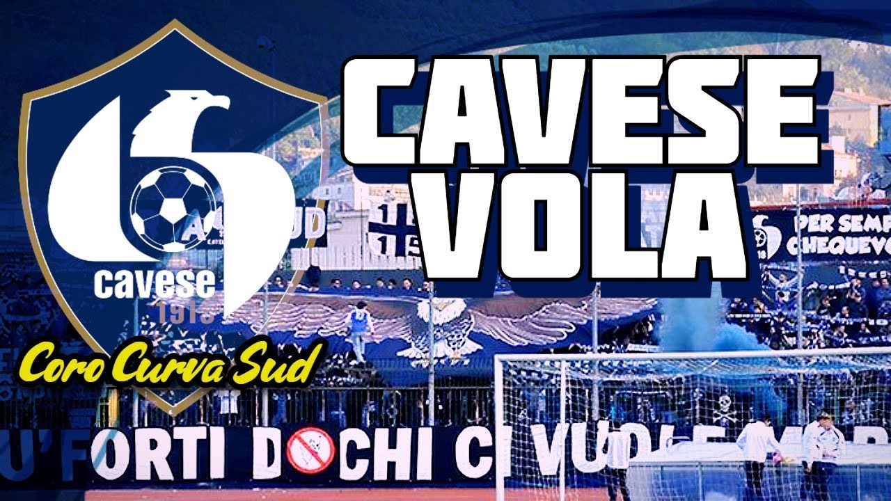 Cavese vola - Coro ultras Cavese Curva Sud Catello Mari [CON TESTO]