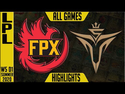 FPX vs V5 Highlights ALL GAMES | LPL Summer 2020 W5D1 | FunPlus Phoenix vs Victory 5