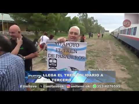 Llega el tren solidario a Río Tercero