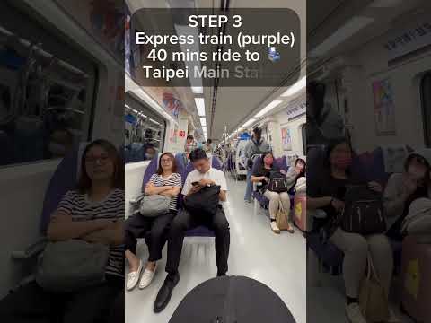 Como chegar a Taipei saindo do Aeroporto Internacional de Taoyuan (TPE)?