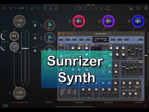 Sunrizer Synth On Sale 50% Off for a Short Time - Let's Check it Out - Demo for the iPad