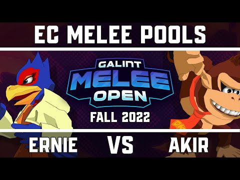 Ernie (Falco) vs Akir (Donkey Kong) - East Coast Melee Pools - GMO Fall '22