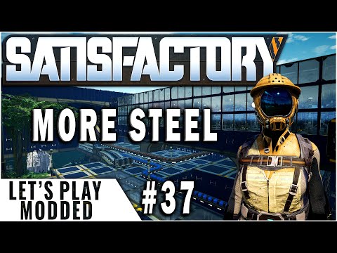 Satisfactory Modded Start from Scratch. Heavy Modular Frame Prep EP.37