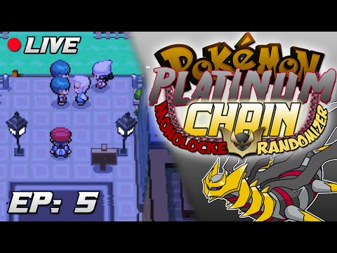Pokemon Platinum Chain Monolocke Randomizer LIVE w/ Astroid - Ep 5 "DEATH!"