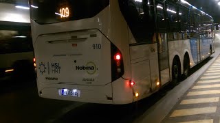 preview picture of video 'The Vibrator returns - Volvo B8RLE [ZF Ecolife] / Nobina Finland 910'